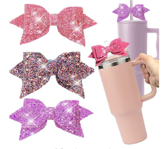 Tumbler Bow Straw Decor for Stanley Cup Accessories